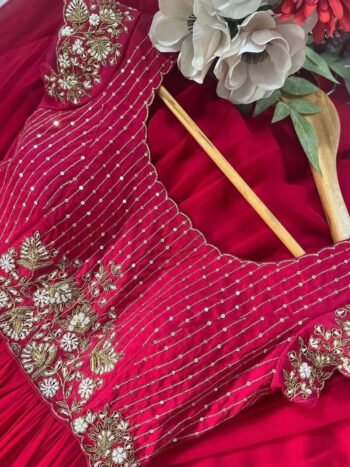 Hand Embroidered Anarkali Dress