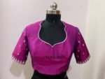 pure silk hand embroidery blouse