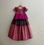 Kids kalamkari lehenga set