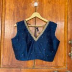 pure silk hand embroidery blouse