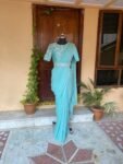 Designer saree with blouse