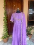 Hand embroidered Anarkali dress