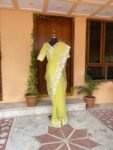 organza saree blouse