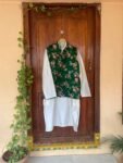 pure silk embroidery mens kurta