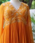 Orange Anarkali suit usa