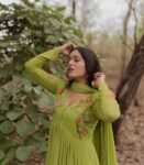 Green Anarkali suit usa