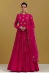 Pink Anarkali suit usa