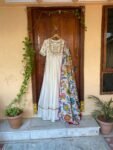 kalamkari anarkali dupatta