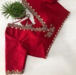 pure silk hand embroidery blouse