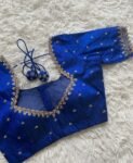 pure silk hand embroidery blouse