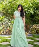 Hand embroidered Anarkali dress