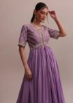 Lavender Anarkali suit usa