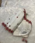 pure velvet hand embroidery blouse