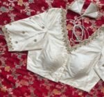 pure silk hand embroidery blouse