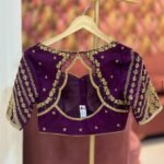 pure silk hand embroidery blouse