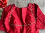 pure silk hand embroidery blouse
