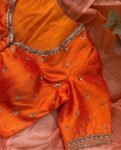 pure silk hand embroidery blouse