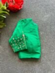 pure silk hand embroidery blouse