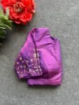 pure silk hand embroidery blouse