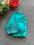 pure silk hand embroidery blouse