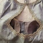 pure silk hand embroidery blouse