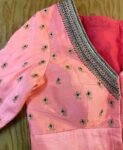 pure silk hand embroidery blouse