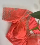 pure velvet hand embroidery blouse