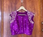 pure silk hand embroidery blouse