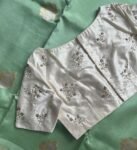 pure silk hand embroidery blouse