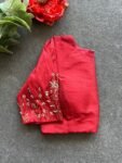pure silk hand embroidery blouse