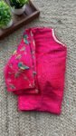 pure silk hand embroidery blouse