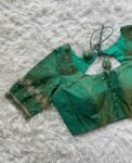 pure silk hand embroidery blouse