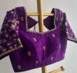 pure silk hand embroidery blouse
