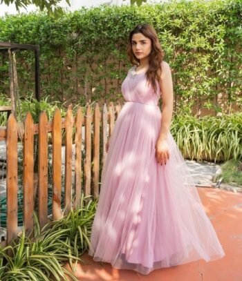 Hand embroidered Anarkali