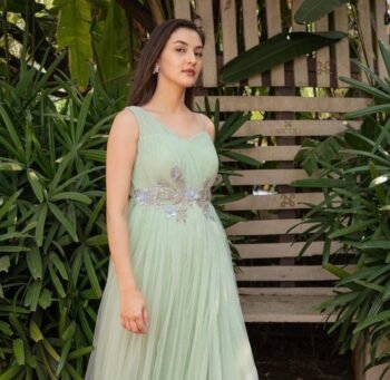 Hand embroidered Anarkali