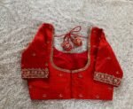 pure silk hand embroidery blouse