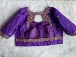 pure silk hand embroidery blouse