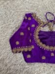 pure silk hand embroidery blouse