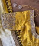 pure silk hand embroidery blouse