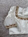 pure silk hand embroidery blouse