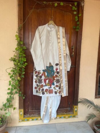 pure silk kalamkarimens kurta