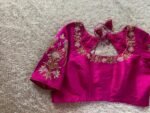 pure silk hand embroidery blouse