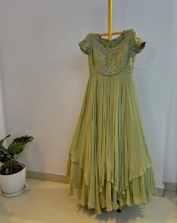 Green Anarkali suit usa
