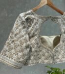 pure silk hand embroidery blouse