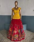 Women’s pure kalamkari lehenga set