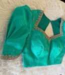 pure silk hand embroidery blouse