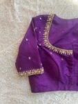 pure silk hand embroidery blouse