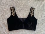 pure silk hand embroidery blouse