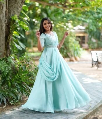 Draped Maxi dress usa