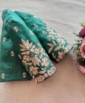 pure silk hand embroidery blouse